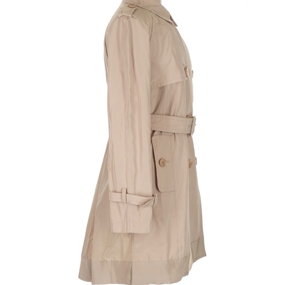 NWOT MONCLER Tan Trenchcoat Medium - Picture 3 of 9